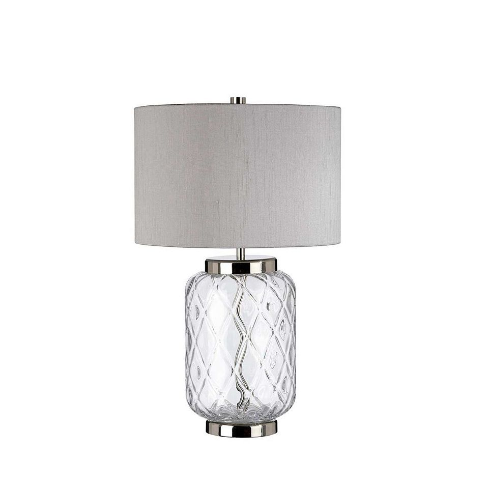 QN-SOLA-TL-S SOLA Polished Nickel/Clear/Titanium// настольный E27 1х60  х   