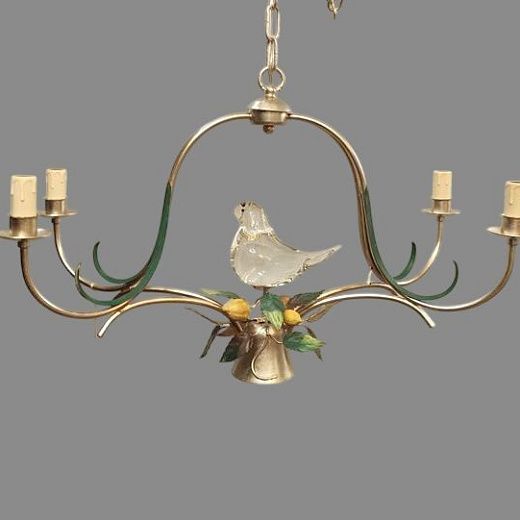 NO 125/M  silver/color fruit// подвесной E14 4х40 GU10 1х35  NO 125/M