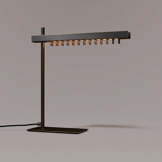 021T1M12.CE VCM Table Dark Burnished Brass /Dark Burnished Brass // настольный LED 1х6  х  021T1M12.CE