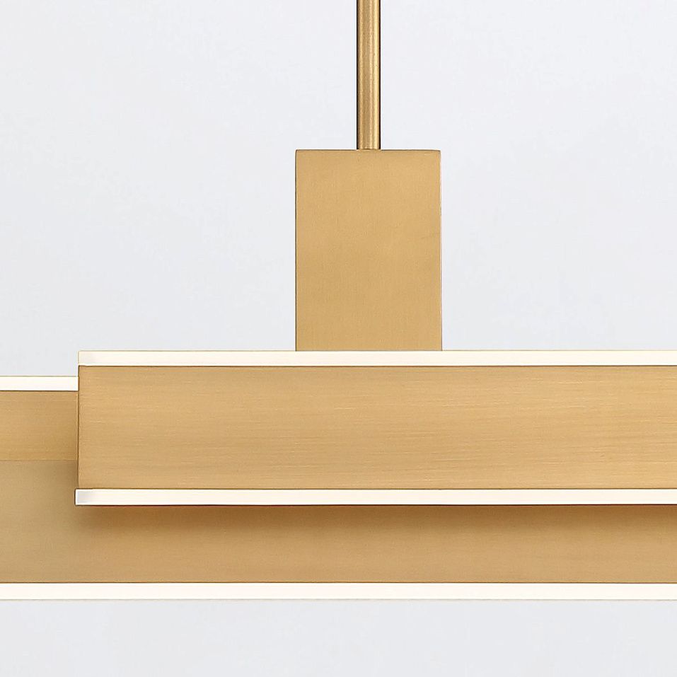 QN-CAMENO-LP-BG CAMENO Brushed Gold///белый подвесной LED 1х74  х   