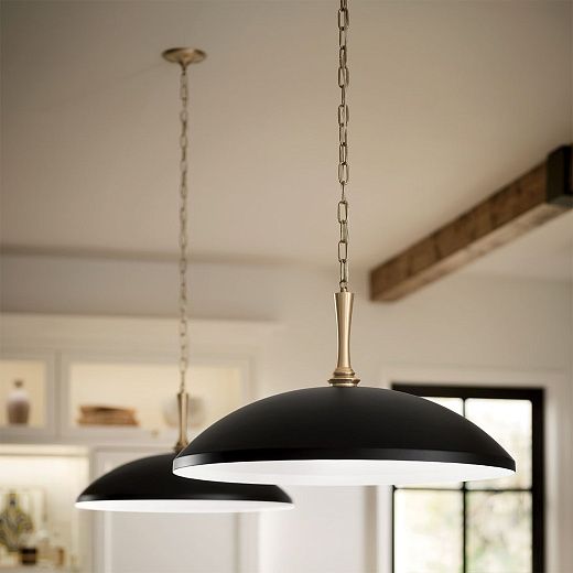 KL-DELAROSA-P-BK DELAROSA  Champagne Bronze /Black // подвесной E27 1х60  х  KL-DELAROSA-P-BK