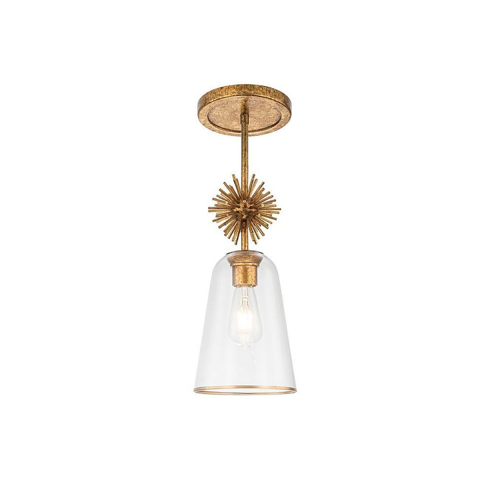 STARING-MP-DG-CLEAR STARING Distressed Gold /Clear// подвесной E27 1х40  х   