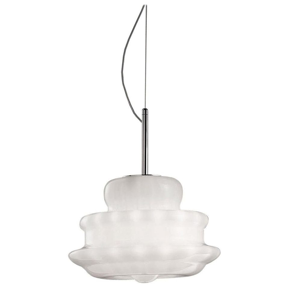 NOVECENTO SP P BC  CR NOVECENTO chrom/white// подвесной E14 1х60  х   