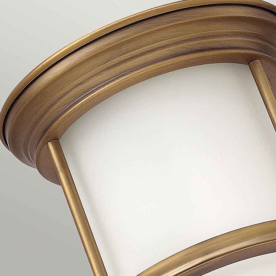 QN-HADRIAN-MINI-F-BR-OPAL HADRIAN Brushed Bronze/Opal// потолочный E27 1х60  х   