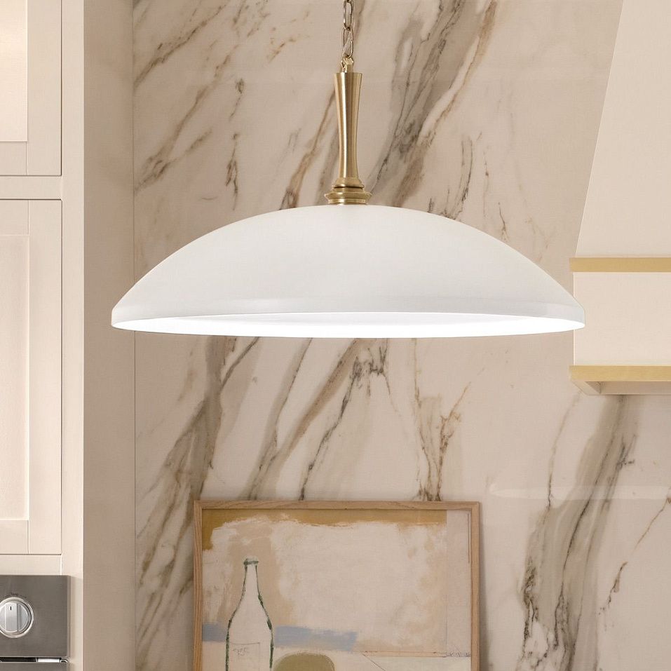 KL-DELAROSA-P-WH  DELAROSA Champagne Bronze /White // подвесной E27 1х60  х   