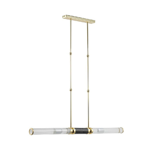 IZA-ZWL-2(ZM/2)T IZANO matt gold/dark gray granite/clear// подвесной E14 2х40  х  IZA-ZWL-2(ZM/2)T