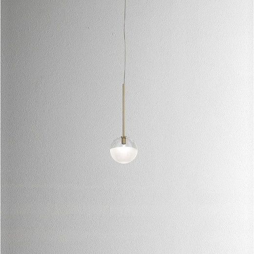 275.05.ONT MOLECOLA Brass/Crystal clear and frosted// подвесной G9 LED 1х5  х  275.05.ONT