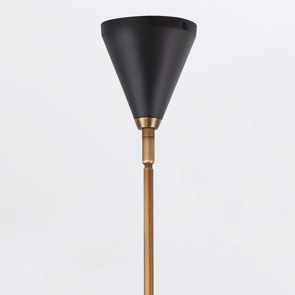 QN-BRICKELL5-MBHL BRICKELL Matte Black/Vintage brass/Matte Black// подвесной E27 5х60  х   
