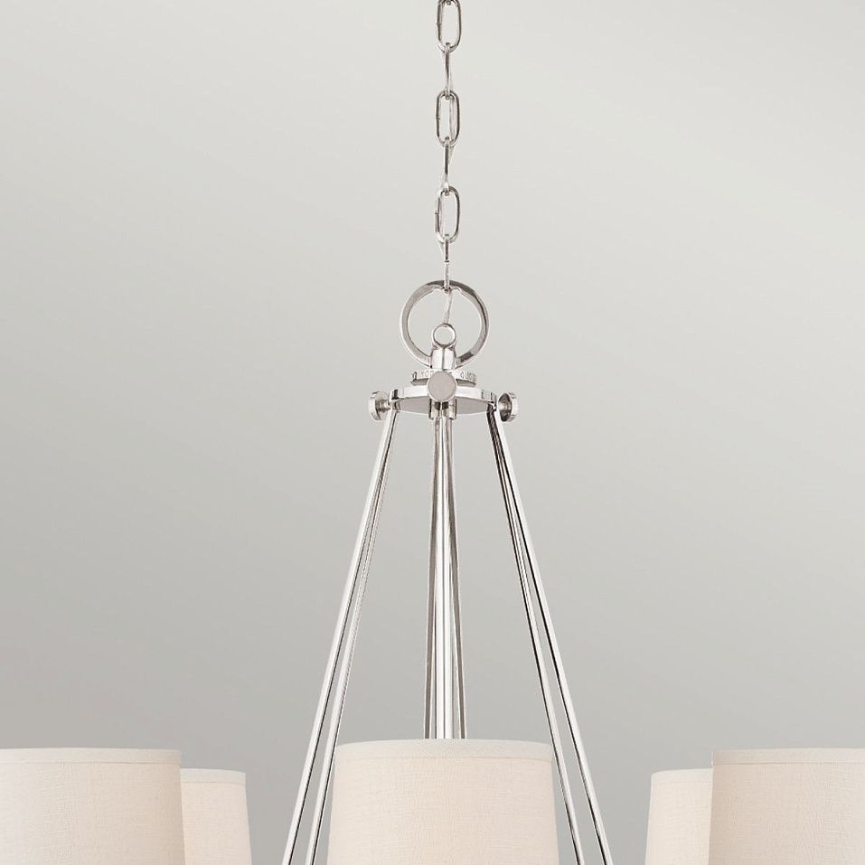 QZ-SUTTON-PLACE6 SUTTON PLACE Imperial Silver/Milano Linen// подвесной E27 6х60  х   