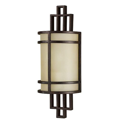 FE-FUSION1 FUSION Grecian Bronze/Amber Ribbed// настенный E27 1х60  х  FE-FUSION1