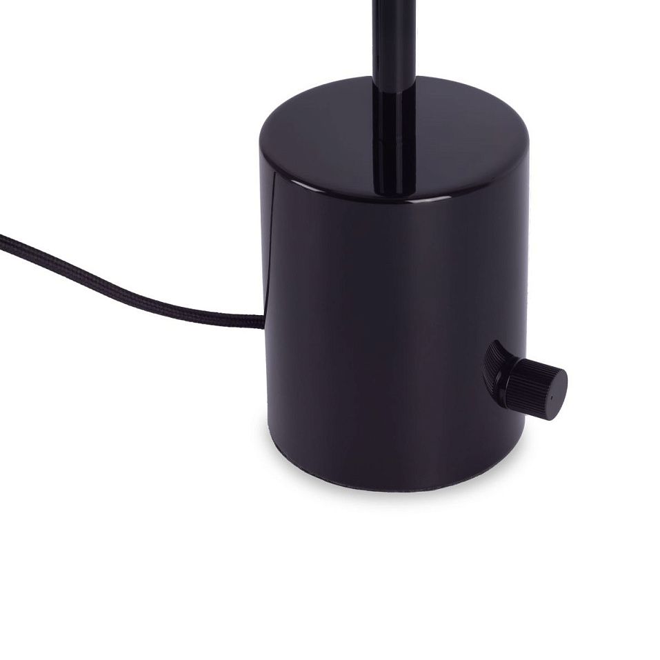 28350 HOSHI glossy black/glossy black// настольный LED 1х12  х   