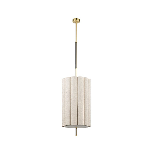 NAT-ZW-2(ZM)+доп.шток 500 мм NATURE matt gold/glass/beige//матовый подвесной LED 2700K 2х60  х  NAT-ZW-2(ZM)+доп.шток 500 мм
