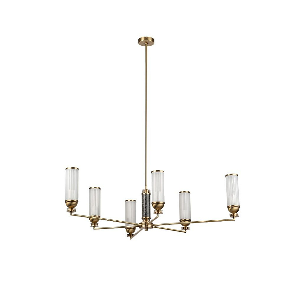 IZA-ZW-3+3(P/5)B IZANO patina/dark gray granite /white// подвесной E14 6х40  х   