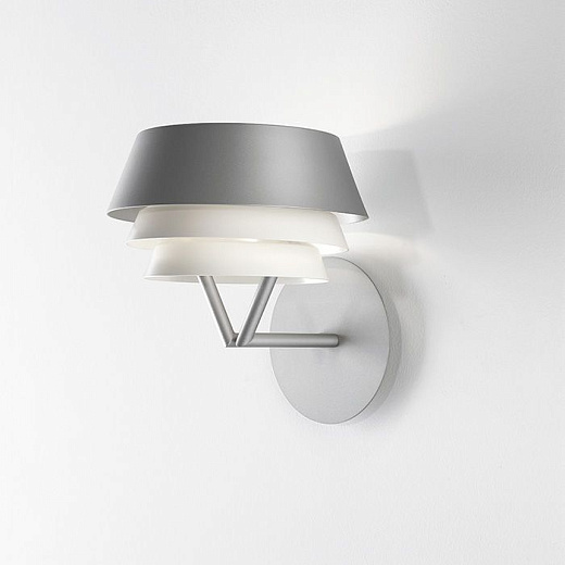 1181900 GALA Metal lead/grey//white настенный R7s118 1х15  х  1181900