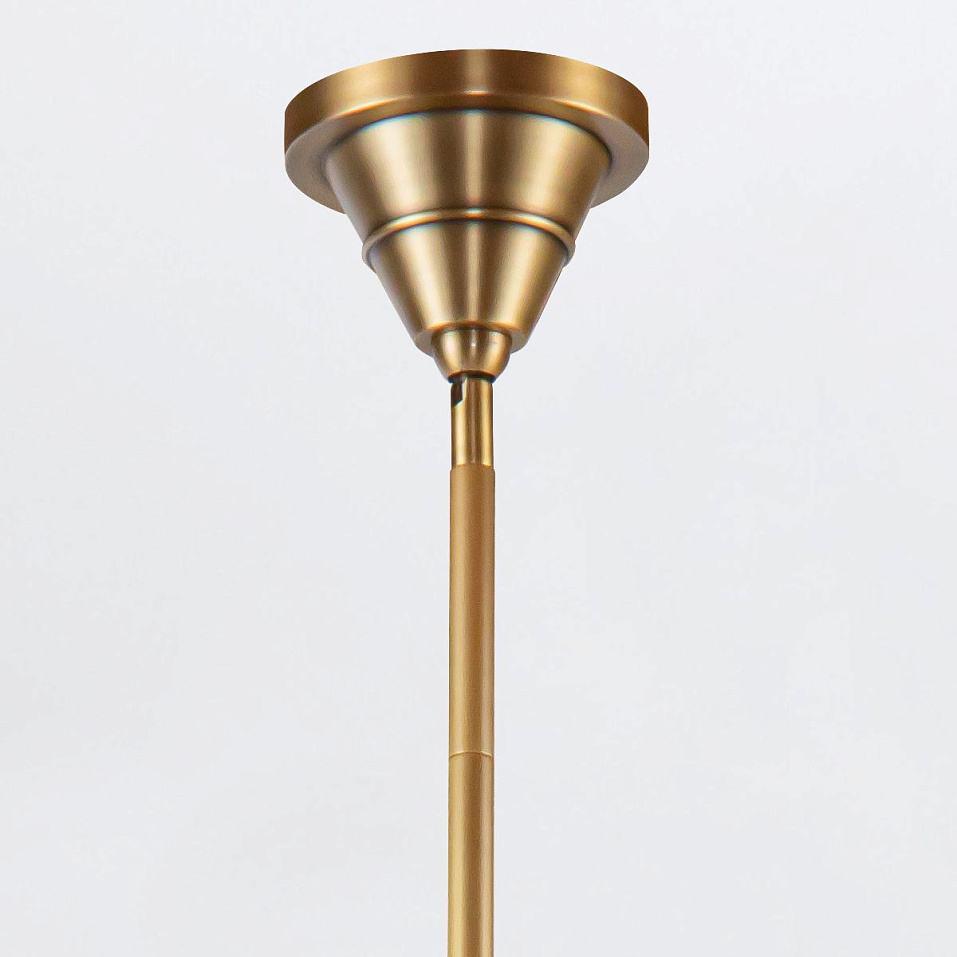 QN-WILLARD-LP2-VBS-PG  WILLARD Vintage Brass /Clear Prismatic// подвесной E27 2х60  х   