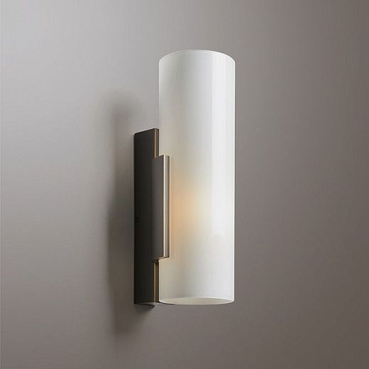 022W1M12W.CE/UL Unique Wall  Dark Burnished Brass /White// настенный E14 LED 1х6  х  022W1M12W.CE/UL