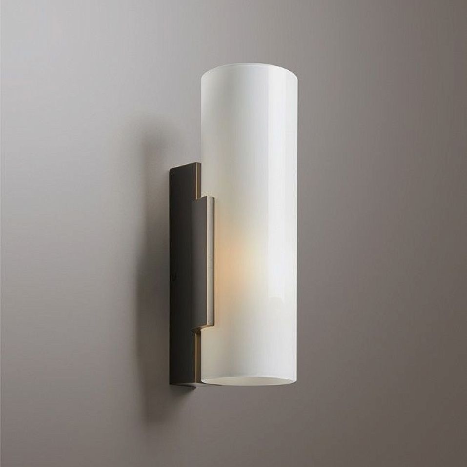 022W1M12W.CE/UL Unique Wall  Dark Burnished Brass /White// настенный E14 LED 1х6  х   