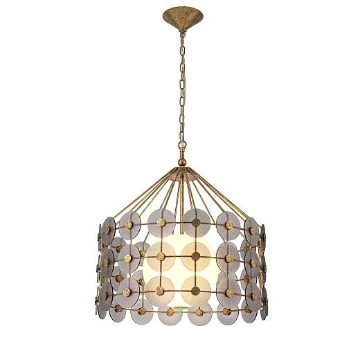 QN-MERIDIAN-3P-DG MERIDIAN Distressed Gold/Smoked// подвесной E14 3х40  х  QN-MERIDIAN-3P-DG