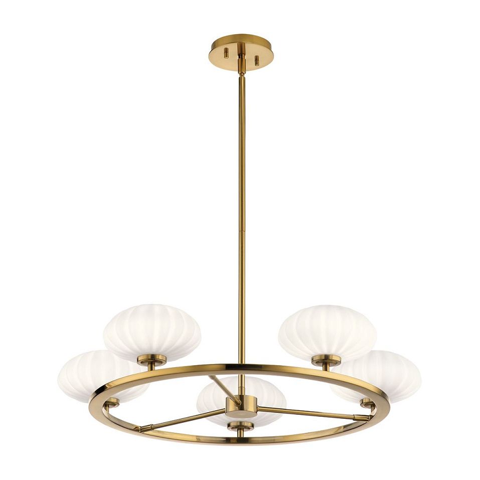 QN-PIM5-FXG PIM Fox Gold /Opal white// подвесной G9 LED 5х3  х   