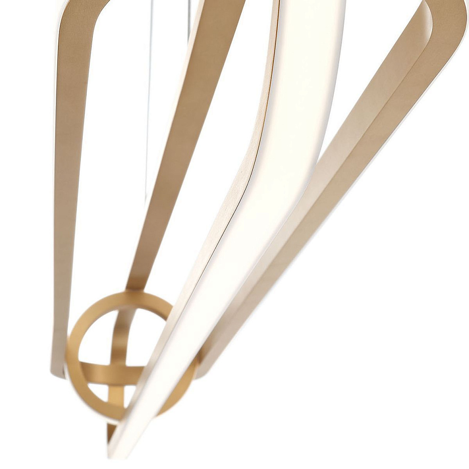 QN-DEMARK-LP-BG DEMARK Brushed Gold///белый подвесной LED 1х58  х   