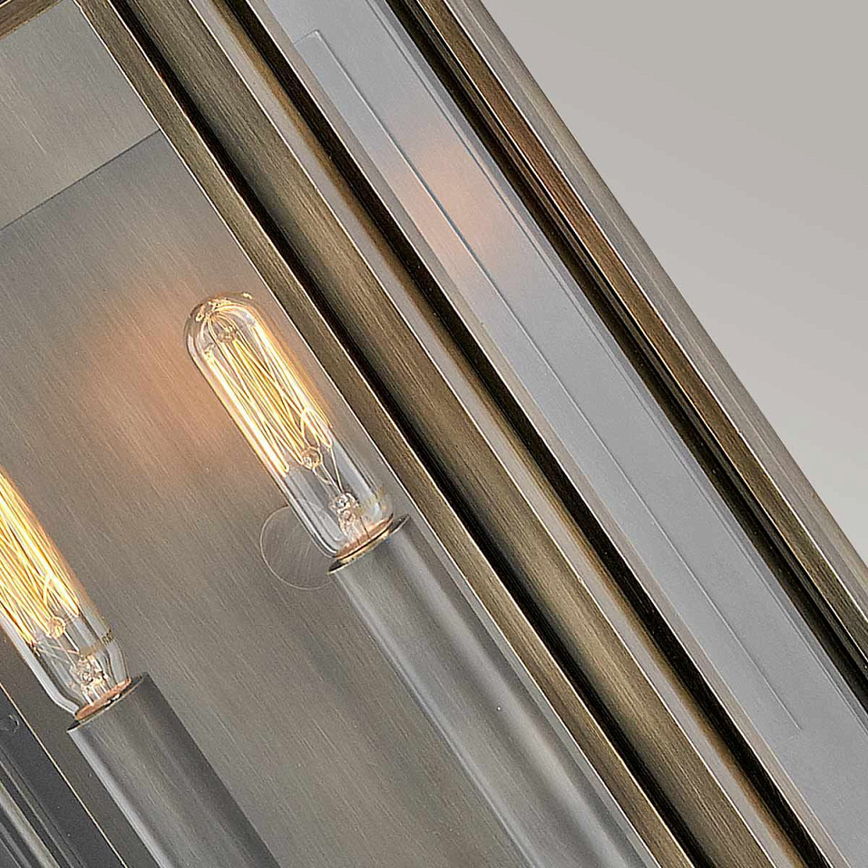 HK-SAG-HARBOR-M-BU Sag Harbor Painted Burnished Bronze/Clear // настенный E14 2х40  х   