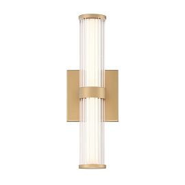QN-FAYTON-S-BG FAYTON Brushed Gold/Clear// настенный LED 1х14  х  QN-FAYTON-S-BG