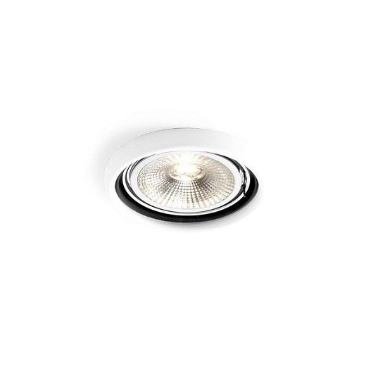 120130E0 OBOQ ROUND white/black/// встраиваемый G53 1х75  х  120130E0