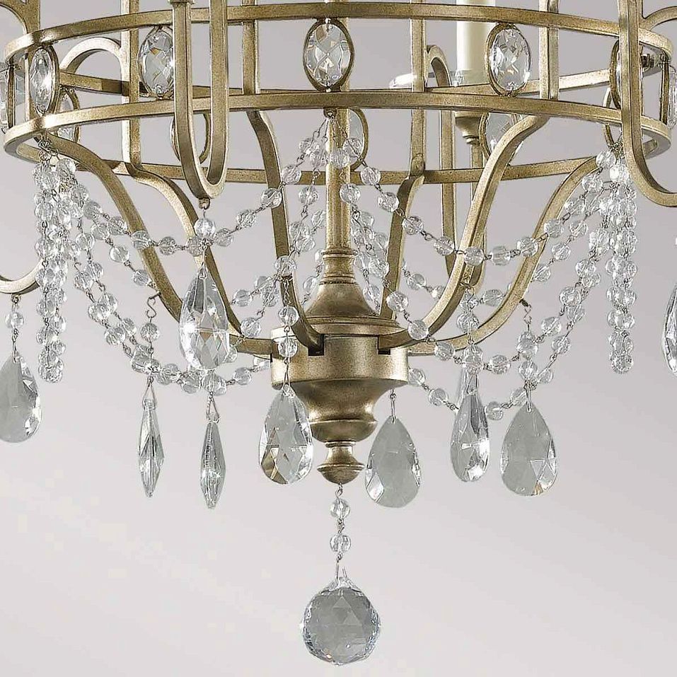 FE-GIANNA6 GIANNA Gilded Silver/// подвесной E14 6х60  х   