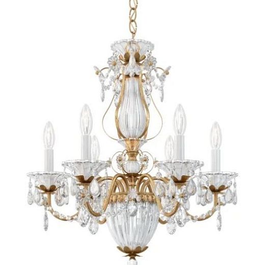 1246 22 H BAGATELLE heirloom gold/прозрачный// подвесной E14 7х40  х  1246 22 H
