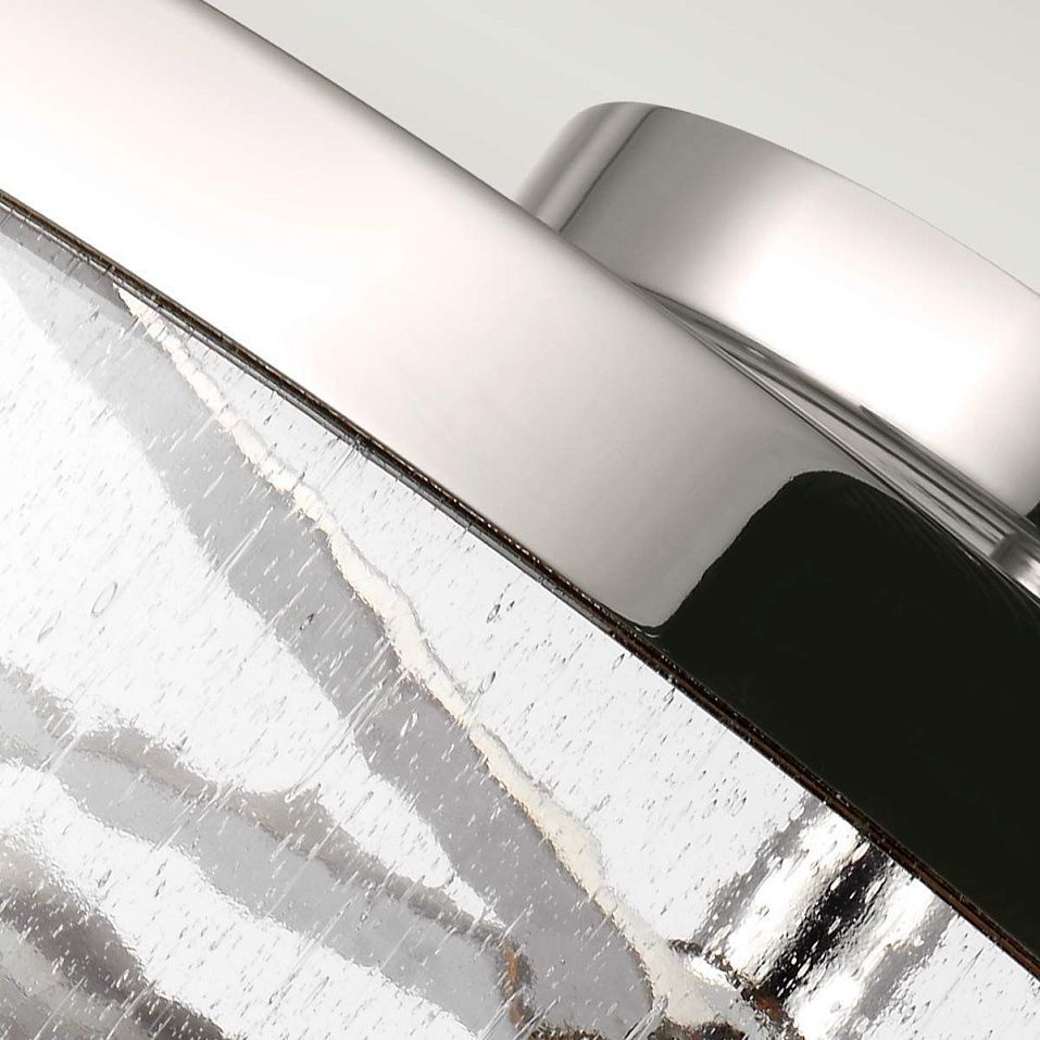 FE-HARROW-SF HARROW Polished Nickel/Clear Seeded// потолочный E27 2х60  х   