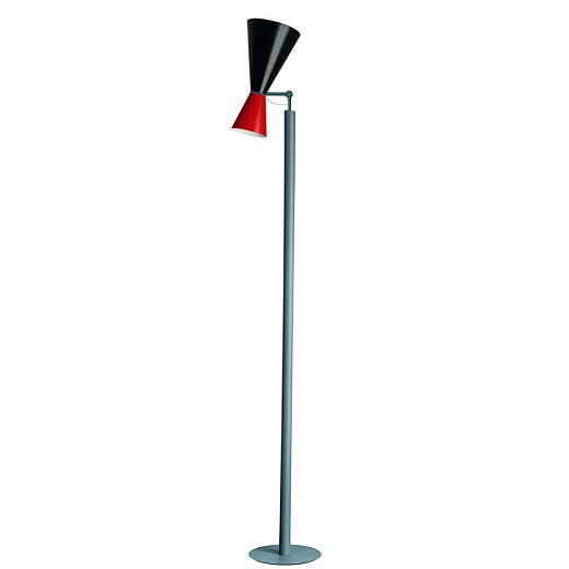 PAR ENR 22 PARLIAMENT Le Corbusier GREY/BLACK/RED напольный E27 2х52  х  PAR ENR 22