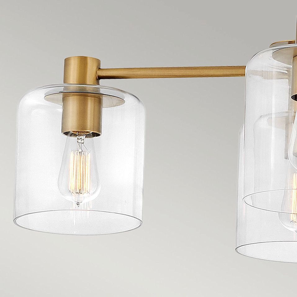 QN-AXEL7-HB  ALEX Heritage Brass /Clear// потолочный E27 7х60  х   