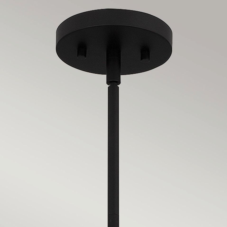 QZ-ROYER-1P-MBK ROYER Matte Black with natural rope /clear mottled blown // подвесной E27 1х60  х   