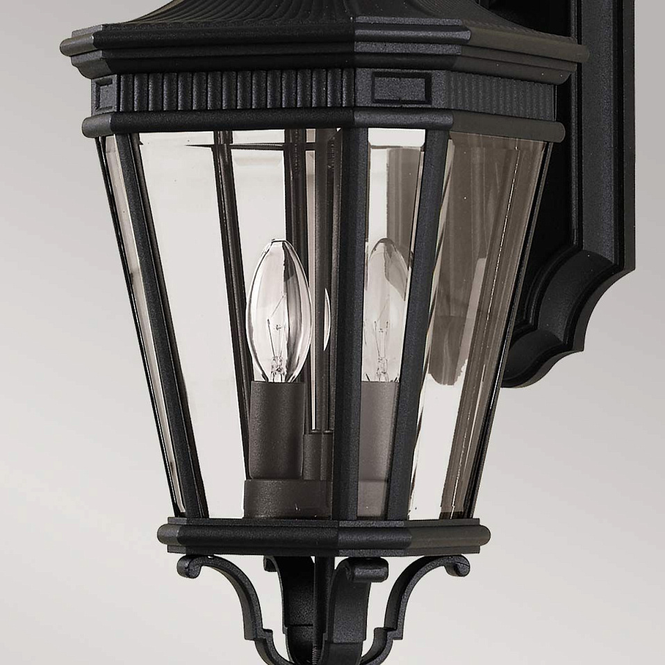 FE-COTSLN2-M-BK Cotswold Lane Black/Clear// настенный E14 2х60  х   