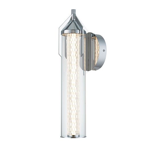 QN-ESPADA-1W-PC ESTRADA Polished Chrome/Clear//прозрачный настенный LED 1х18  х  QN-ESPADA-1W-PC