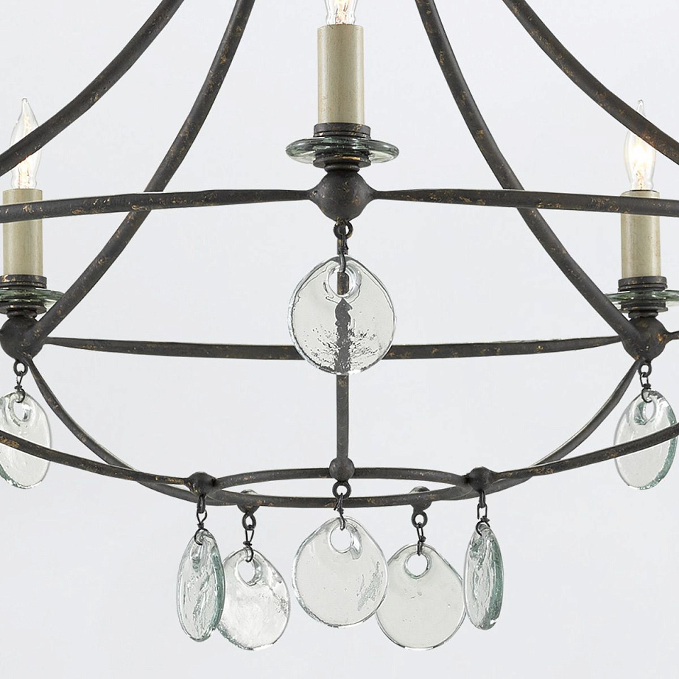 QNC-NOVELLA5-ABK NOVELLA Aged black /clear/// подвесной E14 5х60  х   