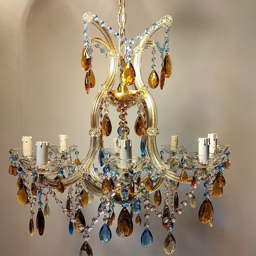 00/25/42/RIF42-4  цвет основания "состаренное золото"/// подвесной E14 8х40  х  00/25/42/RIF42-4