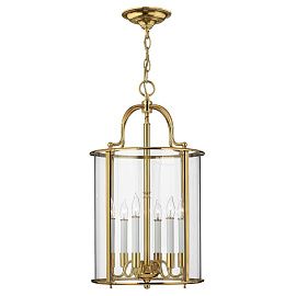 HK-GENTRY-P-L-PB GENTRY Polished Brass /Clear// подвесной E14 6х60  х  HK-GENTRY-P-L-PB