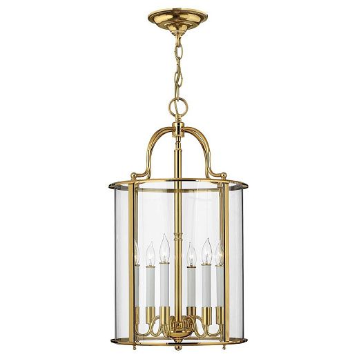 HK-GENTRY-P-L-PB GENTRY Polished Brass /Clear// подвесной E14 6х60  х  HK-GENTRY-P-L-PB