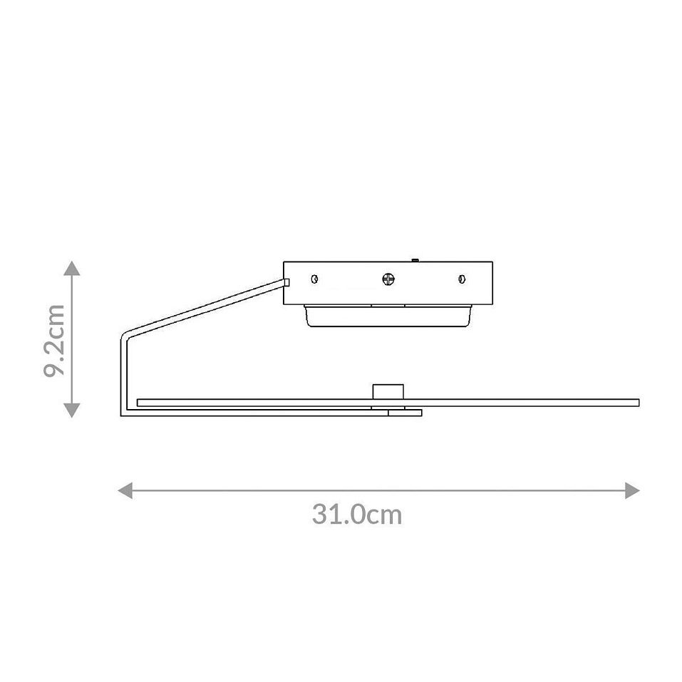 QN-NUVOLA-F-S-BG NUVOLA Brushed Gold/Frosted // потолочный LED 1х14  х   
