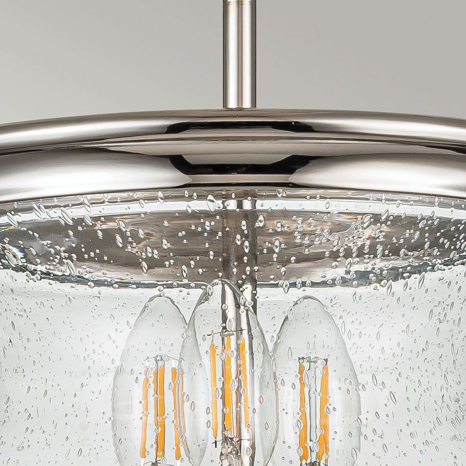 FE-PICKERING-LANE-SF-PN PICKERING-LANE Polished Nickel /Clear Seeded// потолочный E14 3х40  х   