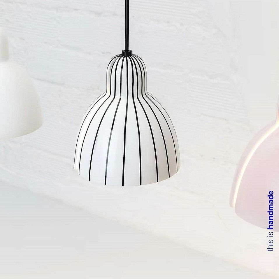 64255-127 VENICE Black/Black & White Gloss// подвесной E27 LED 1х15  х   