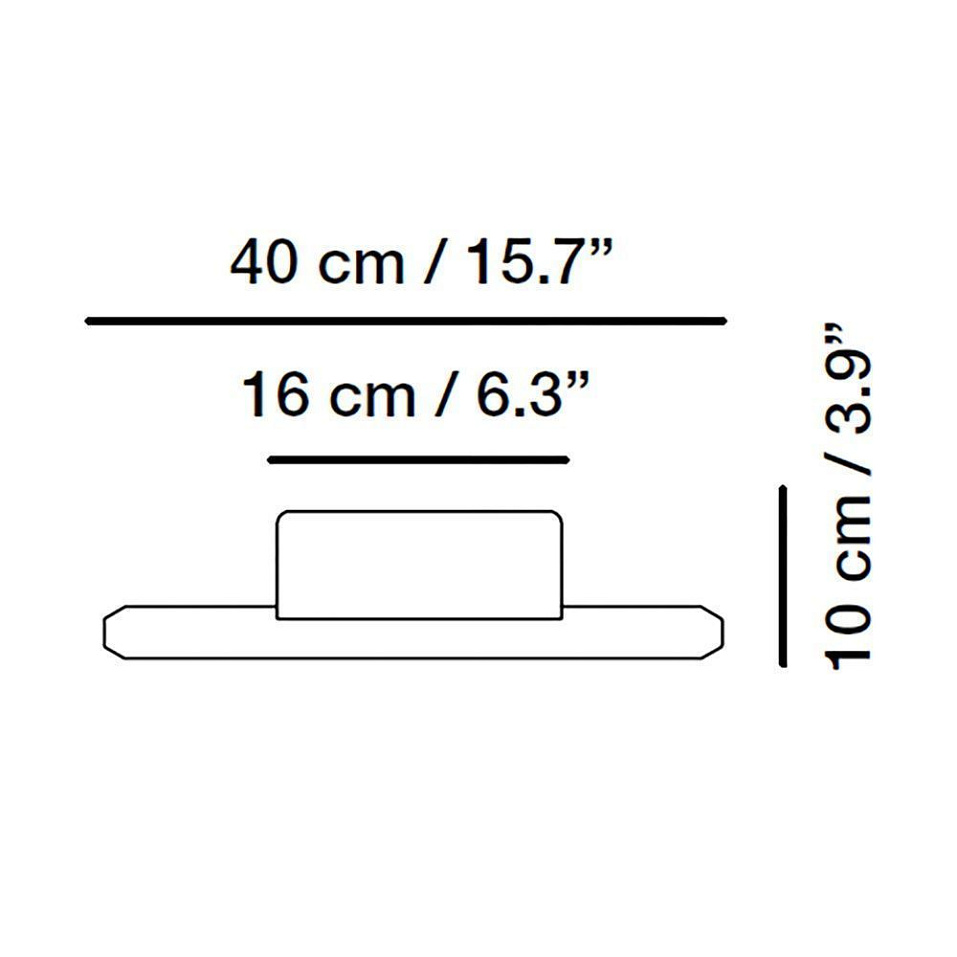 7511000 LINEAL Matt nickel/Matt nickel//матовый настенный LED 1х11  х   