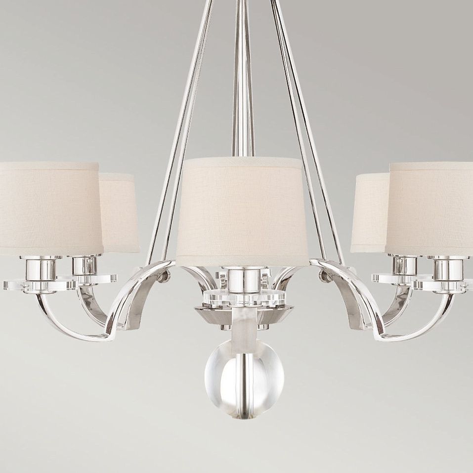QZ-SUTTON-PLACE6 SUTTON PLACE Imperial Silver/Milano Linen// подвесной E27 6х60  х   