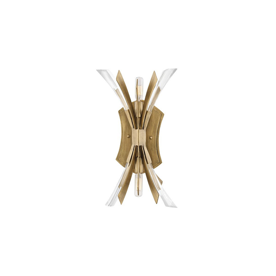 QN-VIDA2 VIDA Burnished Gold/Burnished Gold/Clear Crystal// настенный E14 2х40  х   