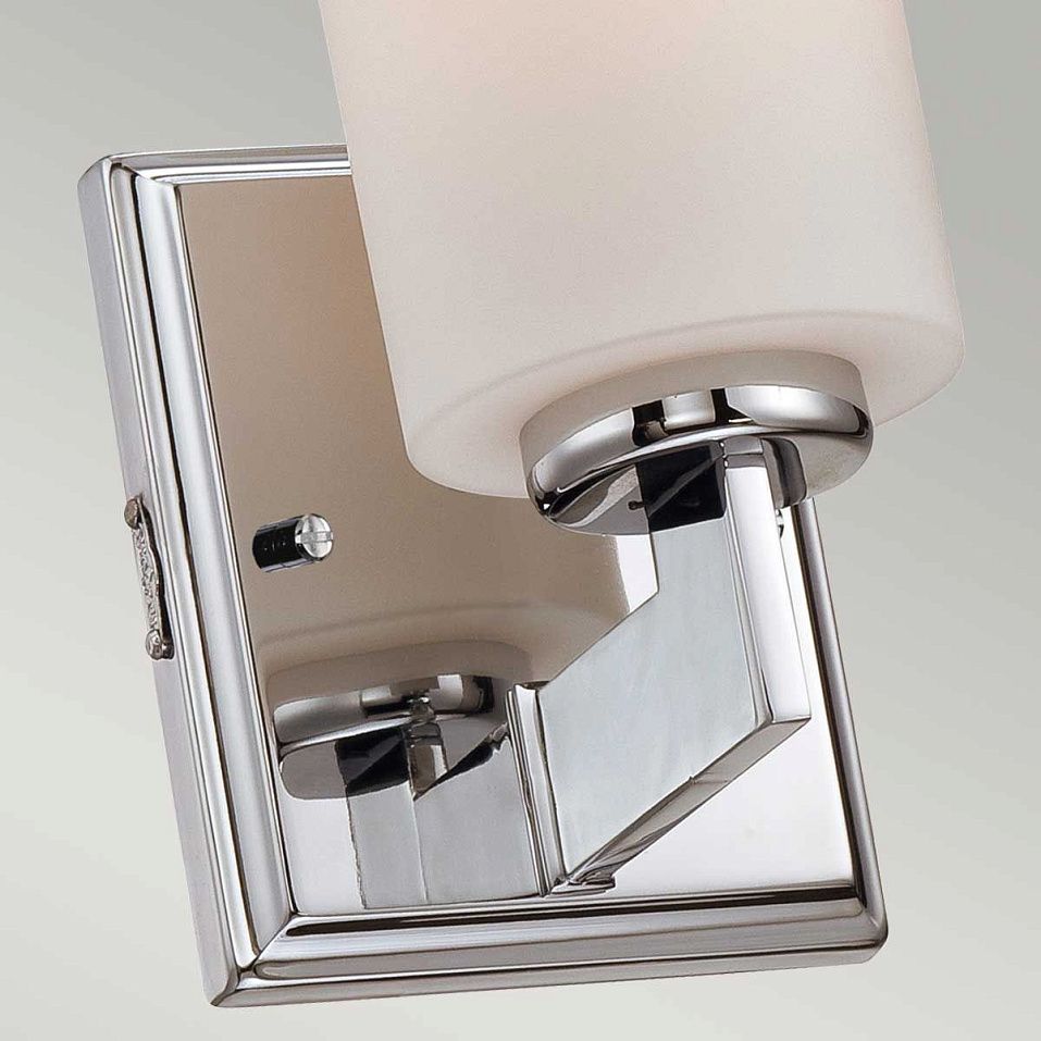 QZ-TAYLOR1S-BATH TAYLOR Polished Chrome /Opal// настенный G9 LED 1х3  х   