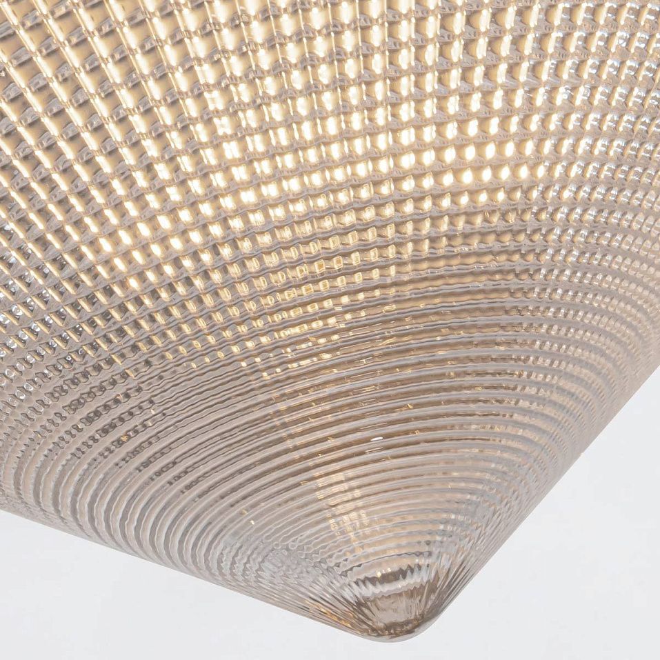 QN-WILLARD-F-S-VBS-PG  WILLARD Vintage Brass/Clear Prismatic // потолочный E14 1х60  х   