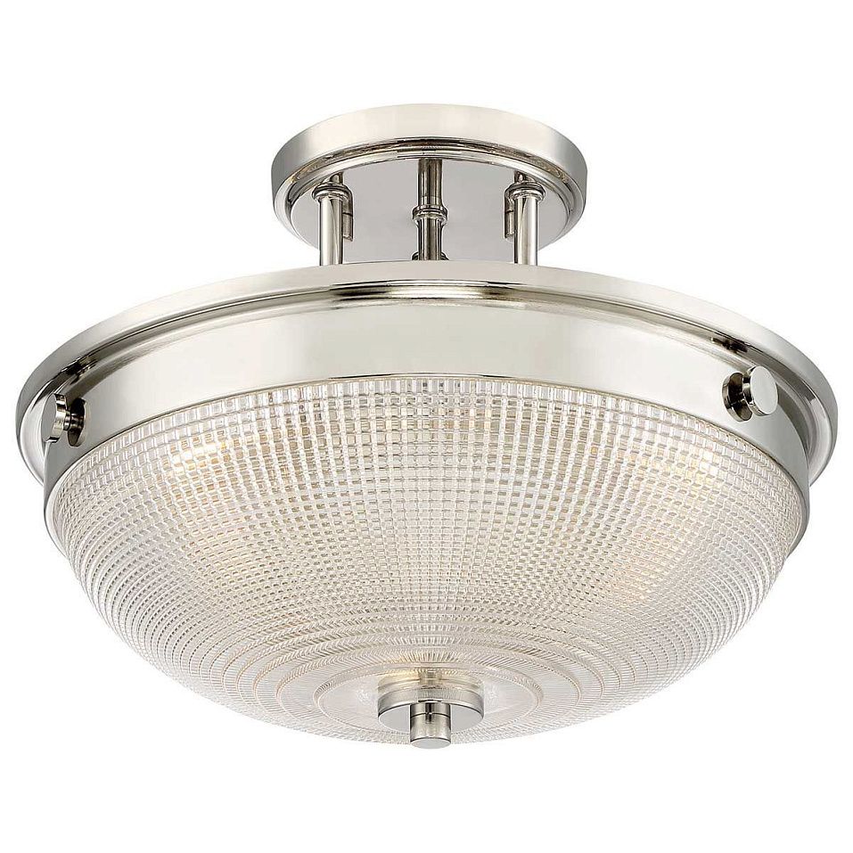 QZ-MANTLE-SF-IS MANTLE Imperial Silver/Clear// потолочный E27 2х60  х   