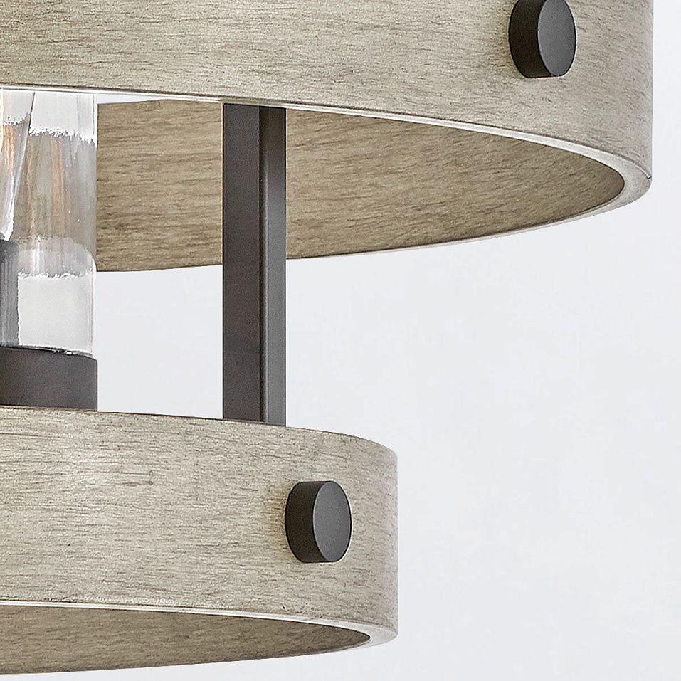 QN-RIVERWOOD4  RIVERWOOD Warm Bronze with Warm Ash accents /Clear// подвесной E27 4х60  х   