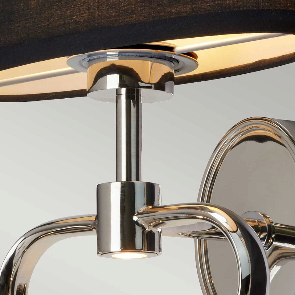 BATH-FALMOUTH-PC FALMOUTH Polished Chrome/Black// настенный G9 LED 1х3 LED 3000K 1х1   